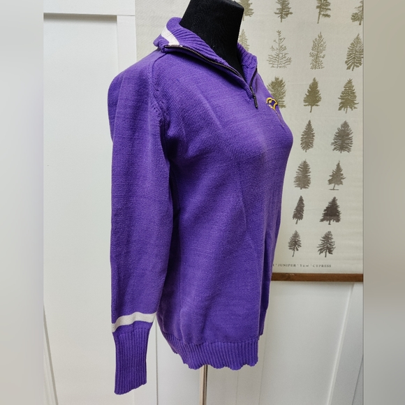 Vintage Wlfrid Laurier University Zip Up Sweater XL - Picture 2 of 8